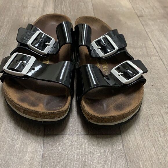 Womens Birkenstock Arizona‎ Patent Leather Strap Sandals - Picture 4 of 8